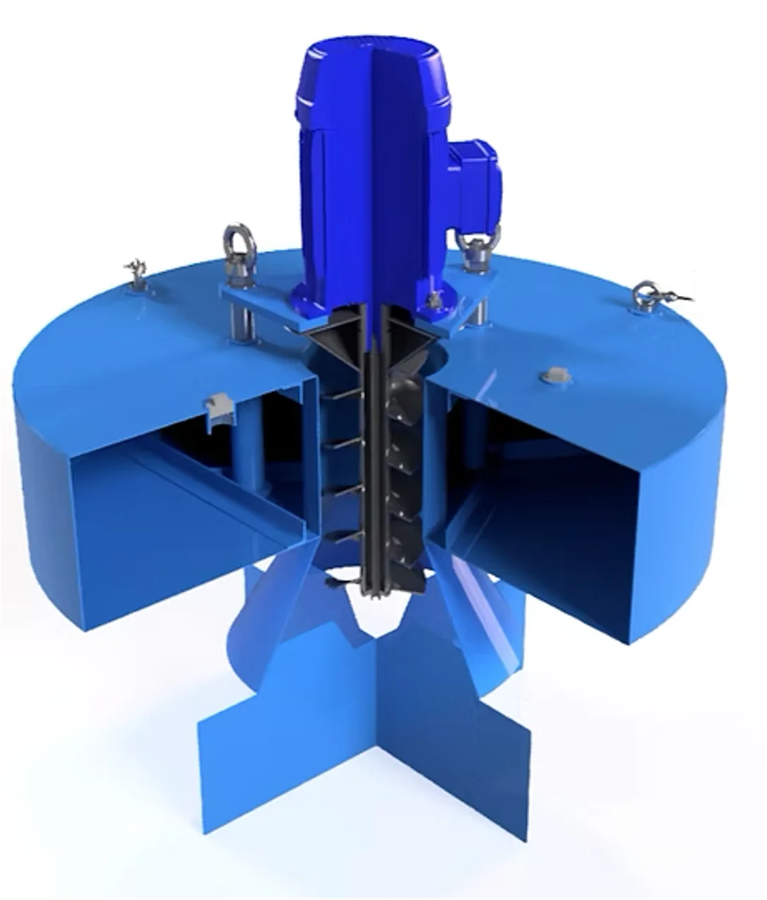 High speed surface aerator